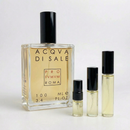 Décant Fragsplit d’Acqua Di Sale de Profumum Roma, parfum marin salé à tester sur la peau, en formats 1 ml, 2 ml, 5 ml ou 10 ml.