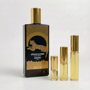 Décant Fragsplit d’African Leather de Memo, aux accents de cuir et d’épices, en formats 1 ml à 10 ml pour tester sur peau en Suisse et France.