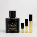 Décant Fragsplit d’Ambassador Intense de Gisada, parfum masculin en formats 1 ml, 2 ml, 5 ml ou 10 ml, livré en Suisse et en France.