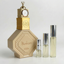 Décant Bankam de Nabeel par Fragsplit, disponible en 1 ml, 2 ml, 5 ml ou 10 ml pour essayer ce parfum unisexe sur la peau.
