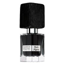 Échantillon de Black Afgano de Nasomatto en décant Fragsplit, petit format pour tester ses notes boisées et fumées avant d’acheter.