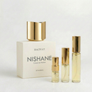 Décant Fragsplit de Hacivat par Nishane, aux notes d’ananas, agrumes et bois. Échantillon 1 ml à 10 ml, livré en Suisse et France.