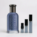 Décant Fragsplit de Bottled Infinite par Hugo Boss, parfum masculin boisé et frais, en formats 1 ml, 2 ml, 5 ml ou 10 ml.