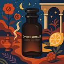 Petit format d'Ombre Nomade de Louis Vuitton par Fragsplit, idéal pour découvrir son oud sombre et sa framboise avant d'acheter le parfum.