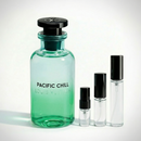 Décant Fragsplit de Pacific Chill par Louis Vuitton, aux accords frais d'agrumes et de menthe, en 1 ml, 2 ml, 5 ml ou 10 ml, livré en Suisse et France