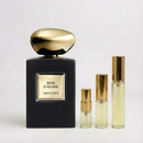 Décant Rose d'Arabie d'Armani Privé par Fragsplit : rose de Damas, oud et ambre en petit format 1 ml, 2 ml, 5 ml ou 10 ml.
