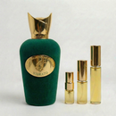 Décant Fragsplit de Vibrato par Sospiro, parfum unisexe frais aux notes d’agrumes, de gingembre et de musc, en formats 1 ml à 10 ml.