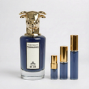 Décant Fragsplit de The Blazing Mr. Sam de Penhaligon's, en 1 ml, 2 ml, 5 ml ou 10 ml, pour essayer ce parfum épicé sur la peau.