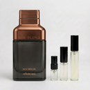 Décant Fragsplit de The Blend Bourbon par O Boticário, en formats 1 ml, 2 ml, 5 ml ou 10 ml pour tester ce parfum sur la peau.