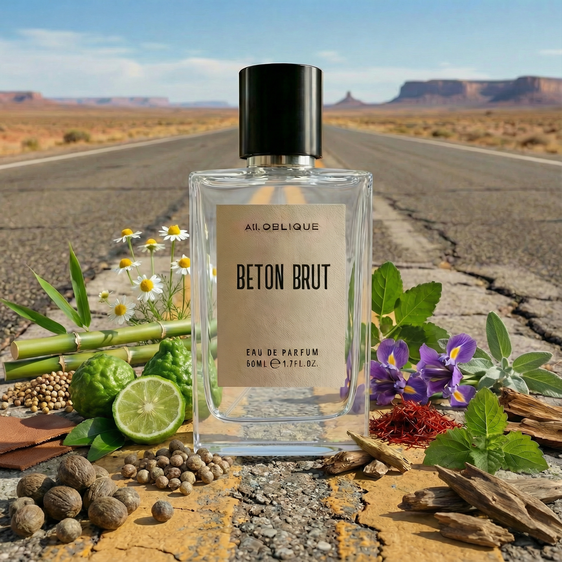 Atelier Oblique Beton Brut - FragSplit - Échantillons de parfums Suisse