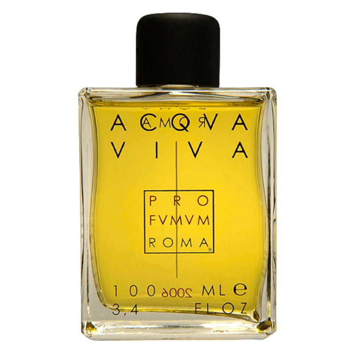Échantillon Acqua Viva de Profumum Roma par Fragsplit, au citron vif et boisé, à essayer sur la peau avant achat en Suisse ou en France.
