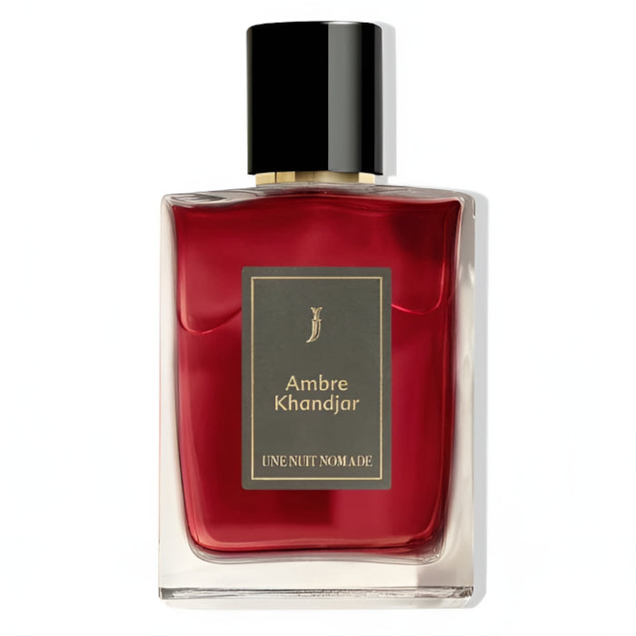 Échantillon d’Ambre Khandjar d’Une Nuit Nomade chez Fragsplit, un accord ambré et fruité à essayer avant achat, livré en Suisse et France.