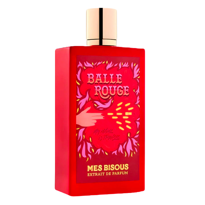 Échantillon Balle Rouge de Mes Bisous en petit format Fragsplit, idéal pour tester ce parfum avant achat, livré en Suisse et en France.