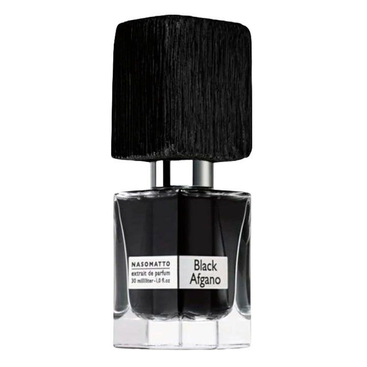 Échantillon de Black Afgano de Nasomatto en décant Fragsplit, petit format pour tester ses notes boisées et fumées avant d’acheter.