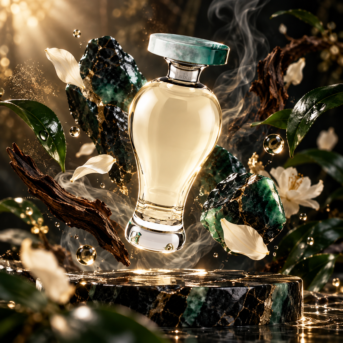 Découvrez Black Jade de Lubin avec un échantillon original Fragsplit, sample officiel pour essayer le parfum sur la peau avant achat, en Suisse et France.