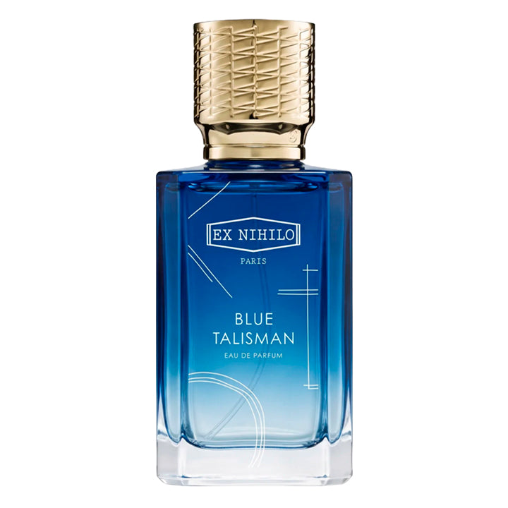 Teste Blue Talisman von Ex Nihilo mit der Fragsplit-Abfüllung im Unisex-Kleinformat von 1 ml, 2 ml, 5 ml oder 10 ml, geliefert in die Schweiz und nach Frankreich.