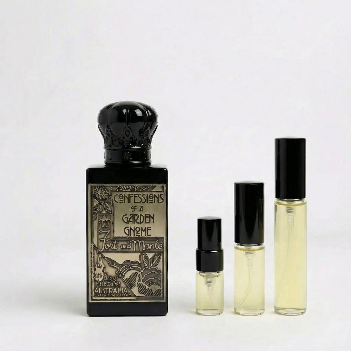 Décant Fragsplit de Confessions of a Garden Gnome par Fort & Manle, en formats 1 ml à 10 ml pour essayer ce parfum sur la peau.