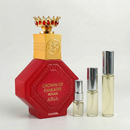 Décant Fragsplit de Crown of Emirates Rouge par Nabeel, en formats 1 ml, 2 ml, 5 ml ou 10 ml, livré en Suisse et en France.