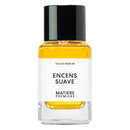 Entdecke Encens Suave von Matière Première mit einer Fragsplit-Probe zum Testen auf der Haut, erhältlich in den Grössen 1 ml, 2 ml, 5 ml und 10 ml.