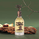 Petit format Fragsplit d’Eternal Oud de Lattafa, un parfum masculin chaud mêlant vanille, fève tonka et oud, livré en Suisse et en France.