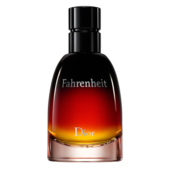 Échantillon de Fahrenheit Parfum de Dior en petit format Fragsplit, idéal pour tester sur la peau ses notes de cuir et de vanille avant d’acheter.