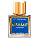 Échantillon Fan Your Flames de Nishane, aux notes de coco, rhum et tabac, à tester avant achat avec livraison en Suisse et en France.
