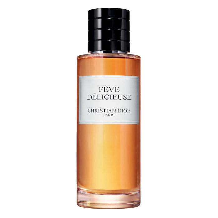 Échantillon de Fève Délicieuse de Dior en décant Fragsplit, petit format idéal pour tester sur la peau avant achat, livré en Suisse et France.