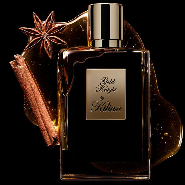 Essayez Gold Knight de Kilian sur la peau avec un décant Fragsplit : petit format aux accords de miel, anis et patchouli, livré en Suisse et France.