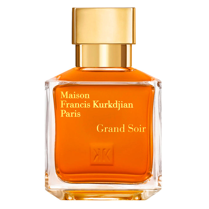 Échantillon Grand Soir de Maison Francis Kurkdjian par Fragsplit, petit format idéal pour tester ses notes ambrées sur la peau avant d’acheter.