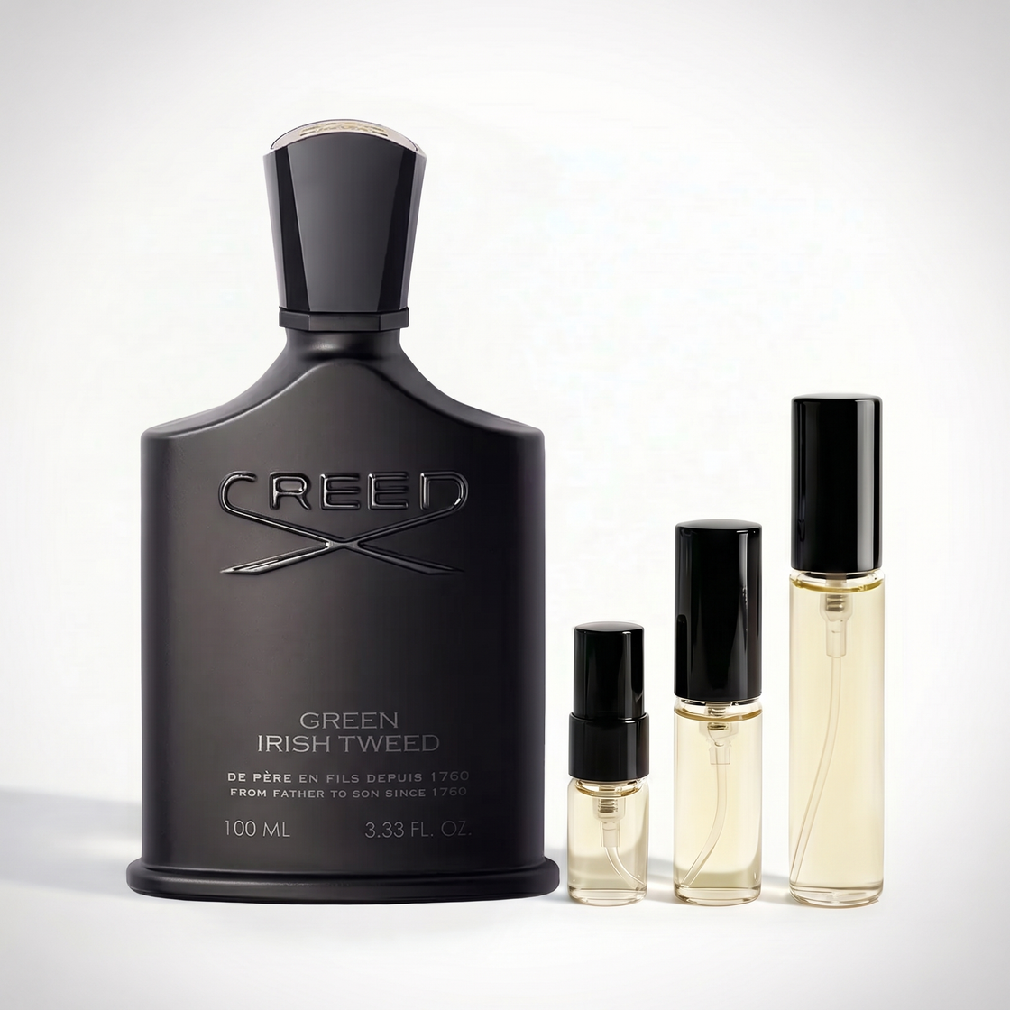 Décant Fragsplit de Green Irish Tweed de Creed, parfum masculin à essayer sur la peau, en formats 1 ml à 10 ml, livré en Suisse et France.