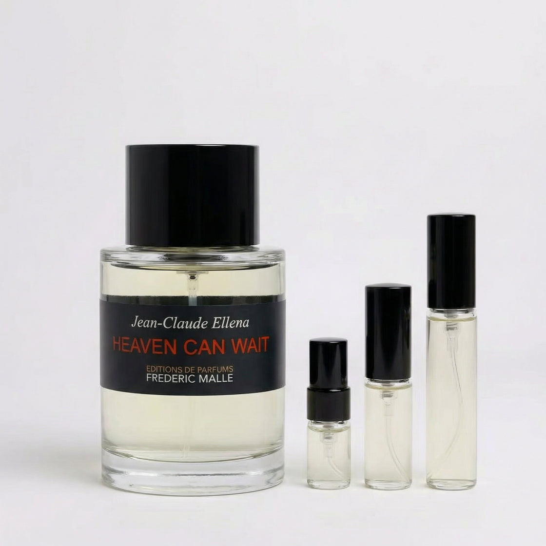 Décant Fragsplit de Heaven Can Wait par Frederic Malle, aux notes épicées d’iris et de muscs, en formats 1ml, 2ml, 5ml ou 10ml.