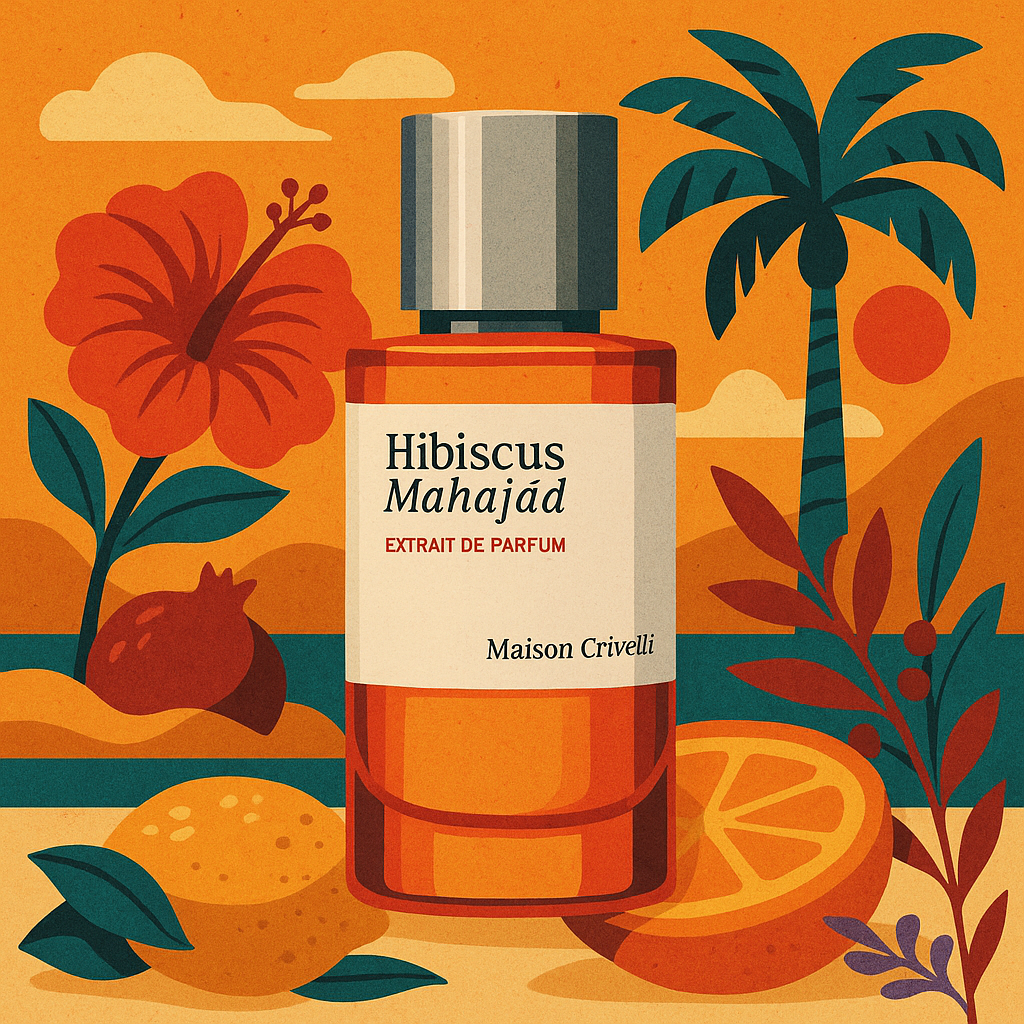 Essayez Hibiscus Mahajad de Maison Crivelli sur la peau avec un décant Fragsplit de 1 ml, 2 ml, 5 ml ou 10 ml, livré en Suisse et en France.