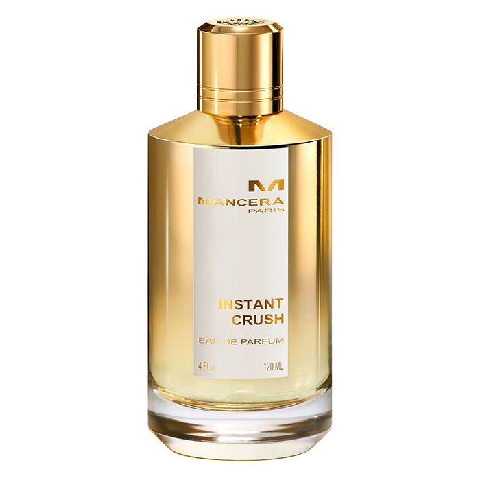 Teste Instant Crush von Mancera auf der Haut mit einer Fragsplit-Abfüllung in 1 ml, 2 ml, 5 ml oder 10 ml, verfügbar in der Schweiz und in Frankreich.