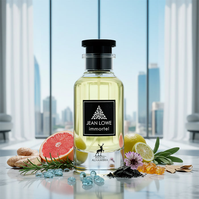 Petit format Fragsplit d’Immortel de Jean Lowe, disponible en 1 ml, 2 ml, 5 ml ou 10 ml pour tester ce parfum frais, livraison Suisse et France.