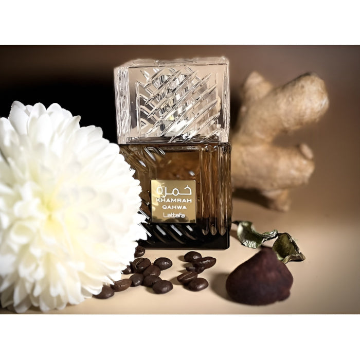 Découvrez Khamrah Qahwa de Lattafa en décant Fragsplit de 1 ml, 2 ml, 5 ml ou 10 ml, idéal pour tester ses accords gourmands.
