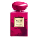 Échantillon Magenta Tanzanite d’Armani Privé en petit format Fragsplit, pour tester ses notes épicées et ambrées avant d’acheter, en Suisse et France.