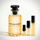 Décant Fragsplit de Nouveau Monde par Louis Vuitton, en formats 1 ml, 2 ml, 5 ml ou 10 ml pour le tester sur peau, livré en Suisse et France.