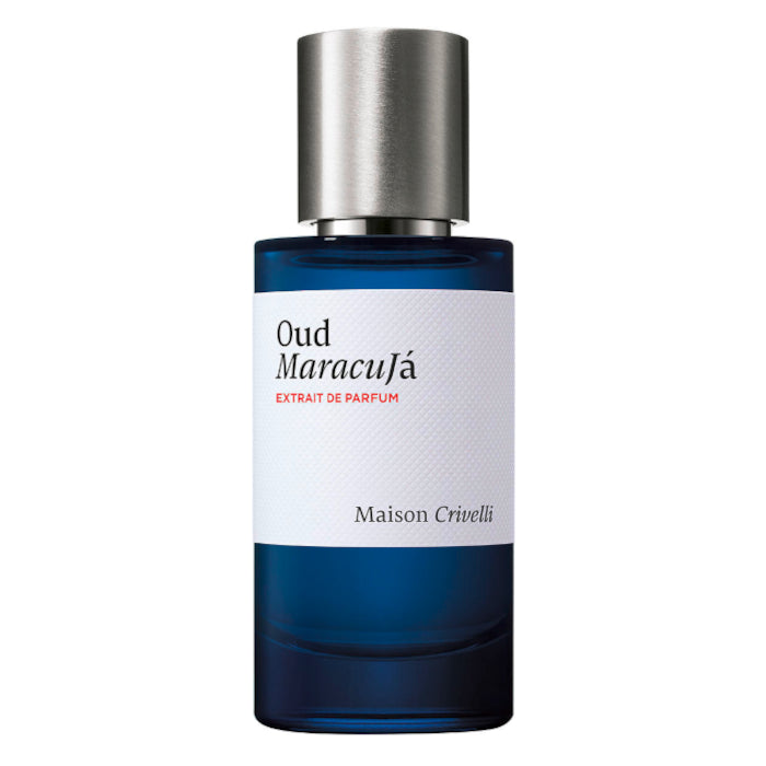 Échantillon Oud Maracuja de Maison Crivelli chez Fragsplit : un petit format pour tester ses accords de fruit de la passion et d'oud.