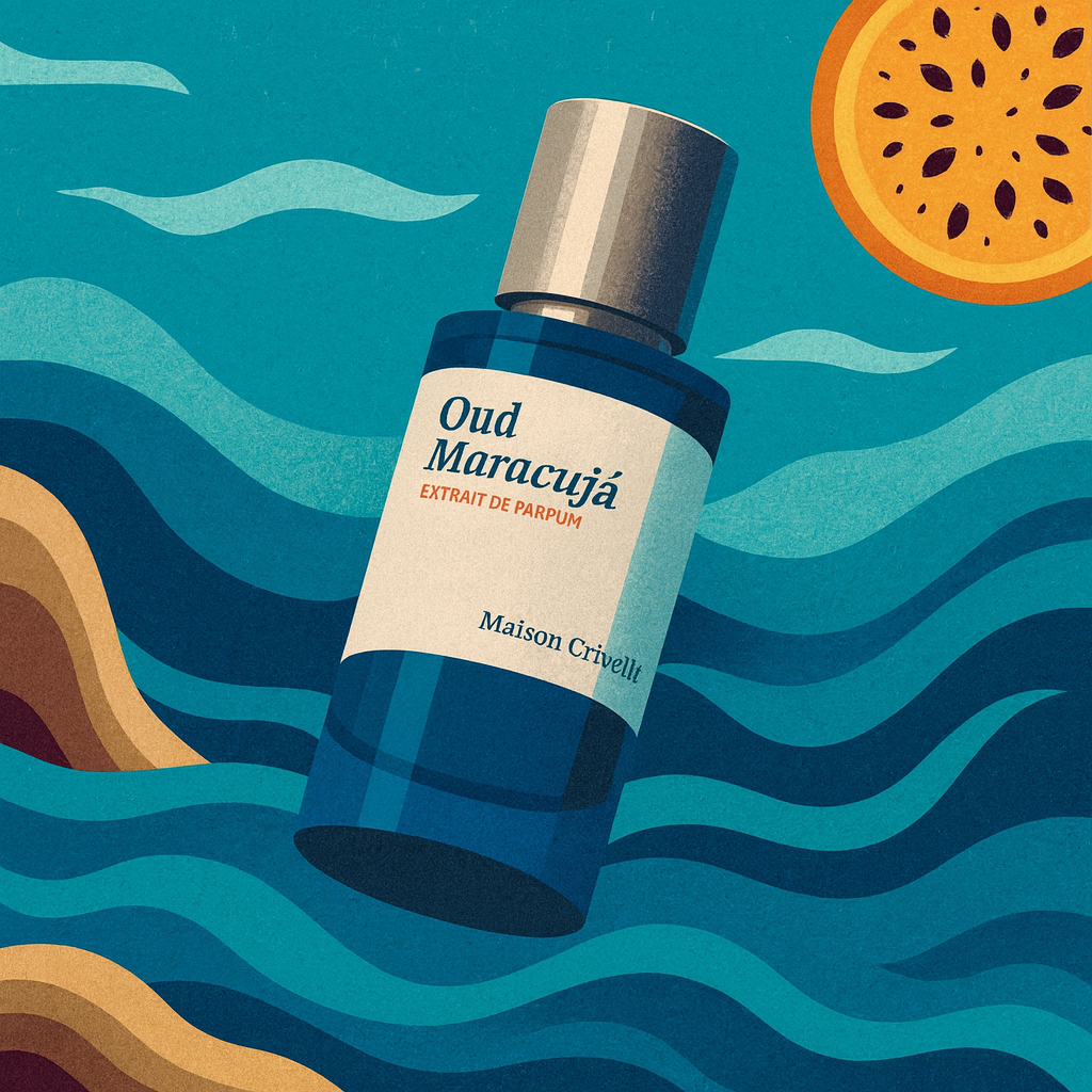 Testez Oud Maracuja de Maison Crivelli avant d'acheter grâce au décant Fragsplit, disponible en 1 ml, 2 ml, 5 ml et 10 ml.