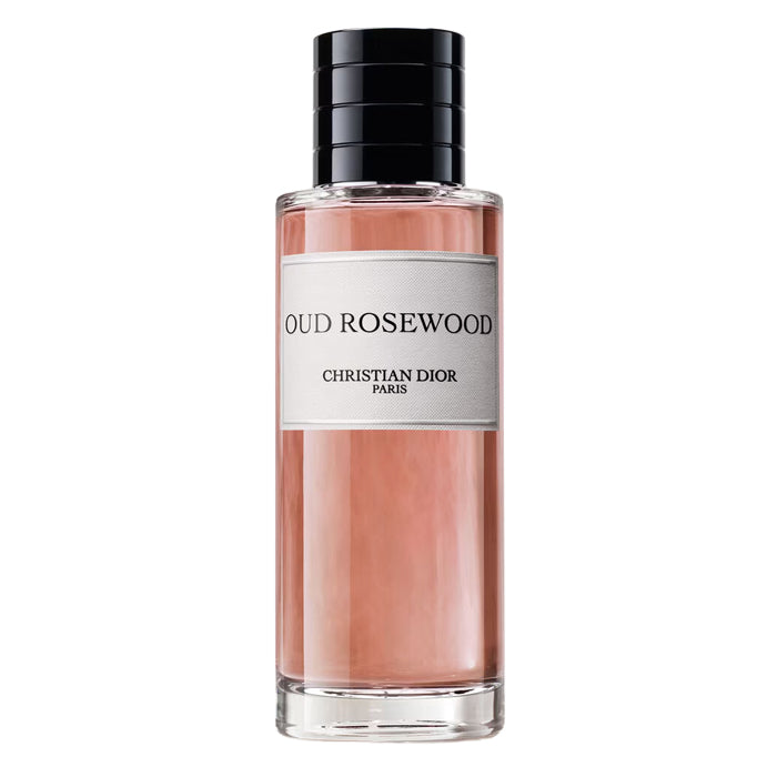 Échantillon Oud Rosewood de Dior par Fragsplit, aux accents de oud, santal et fruits, en petit format pour tester avant d’acheter.