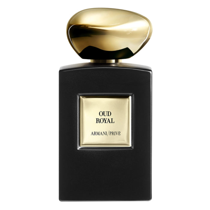 Échantillon d'Oud Royal d'Armani Privé proposé par Fragsplit en petit format, idéal pour tester avant d'acheter, livré en Suisse et en France.