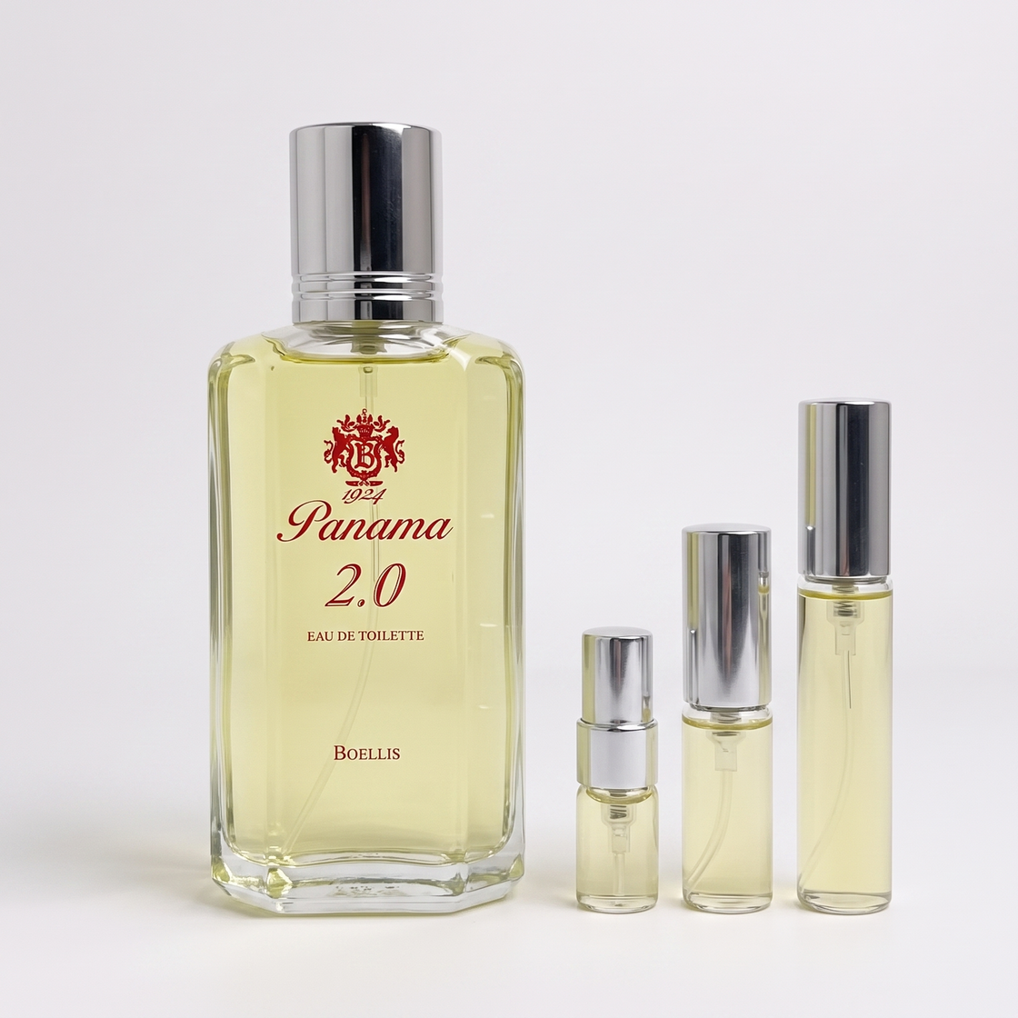 Décant Fragsplit de Panama 2.0 de Boellis, parfum masculin en petit format pour tester avant d’acheter, disponible en 1 ml, 2 ml, 5 ml ou 10 ml.