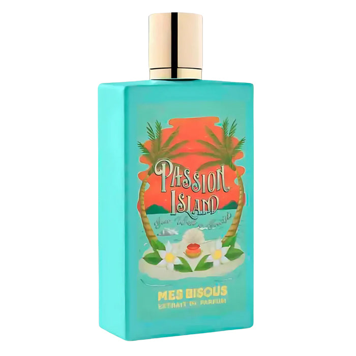 Échantillon de Passion Island de Mes Bisous chez Fragsplit, en petit format 1 ml, 2 ml, 5 ml ou 10 ml, livré en Suisse et en France.