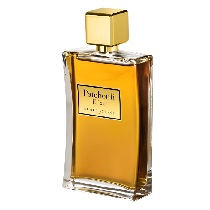 Échantillon de Patchouli Elixir de Reminiscence chez Fragsplit, petit format pour tester ses notes boisées avant d'acheter, en Suisse et France.