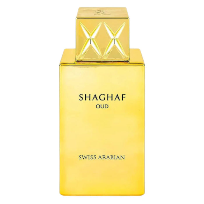 Échantillon de Shaghaf Oud de Swiss Arabian chez Fragsplit : un petit format pratique pour tester avant d’acheter, livré en Suisse et en France.