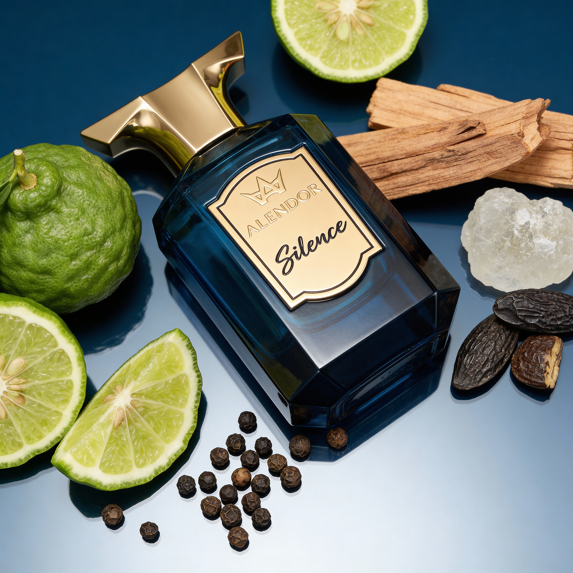 Petit format Fragsplit de Silence par Alendor, pour porter ce parfum masculin plusieurs fois avant d’acheter le flacon, en Suisse ou en France.