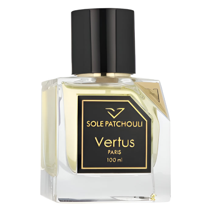 Échantillon Sole Patchouli de Vertus chez Fragsplit : découvrez son patchouli boisé et poudré en petit format, livré en Suisse et en France.