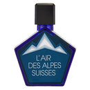 Échantillon L'air des Alpes Suisses de Tauer : un petit format Fragsplit pour tester ses notes fraîches, boisées et ambrées avant d'acheter.