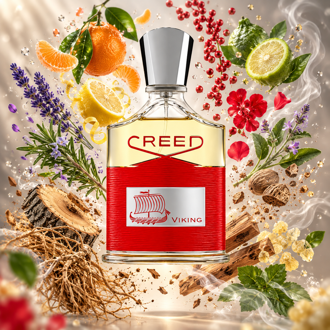 Viking Cologne (Batch 2020) de Creed, sample officiel Fragsplit à essayer sur la peau avant achat, avec livraison en Suisse et en France.