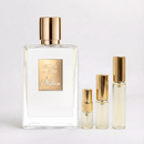 Décant Fragsplit de Woman in Gold de Kilian, parfum féminin floral vanillé, en formats 1 ml, 2 ml, 5 ml ou 10 ml, livré en Suisse et France.
